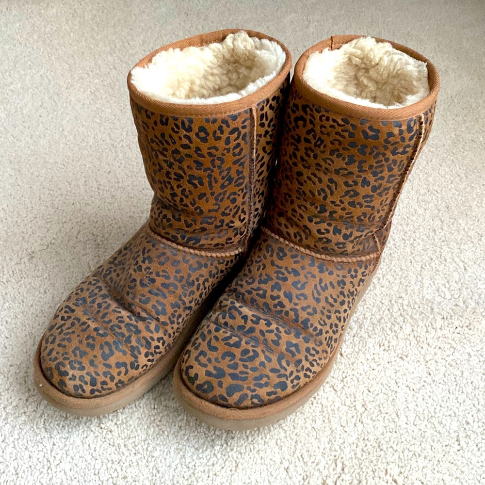 Leopard print UGGs